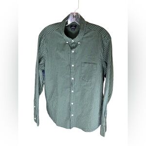J. Crew Men's Green Plaid Button-Down Shirt